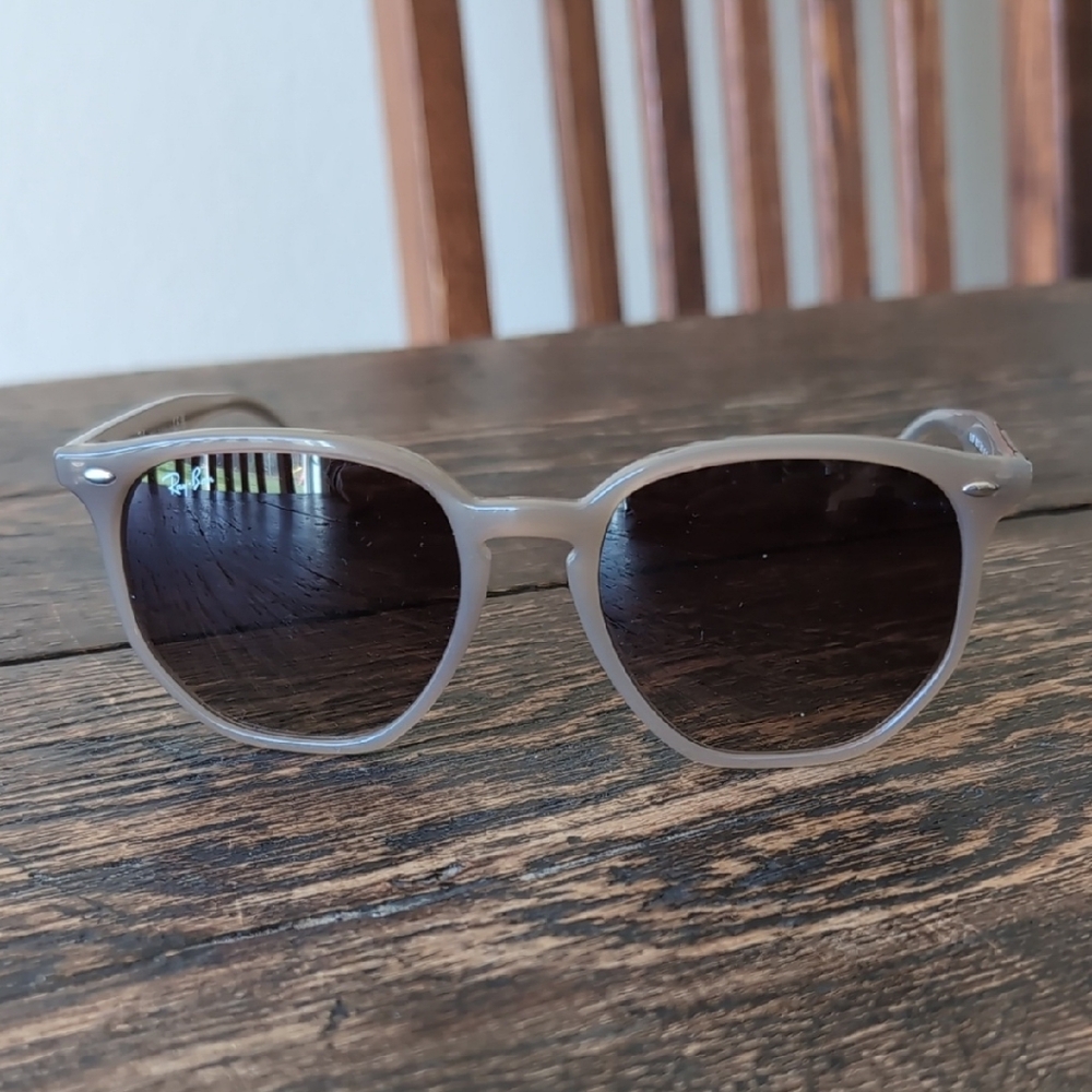 Ray-Ban Tan And Brown Sunglasses